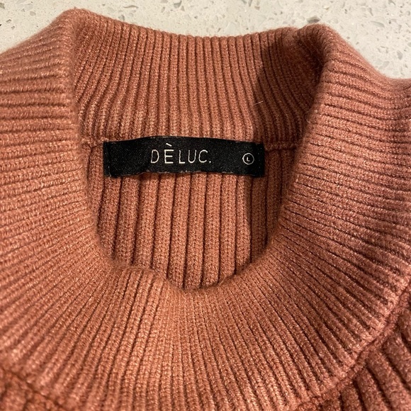 Ribbed Knit Sweater in Mauve - Picture 5 of 5